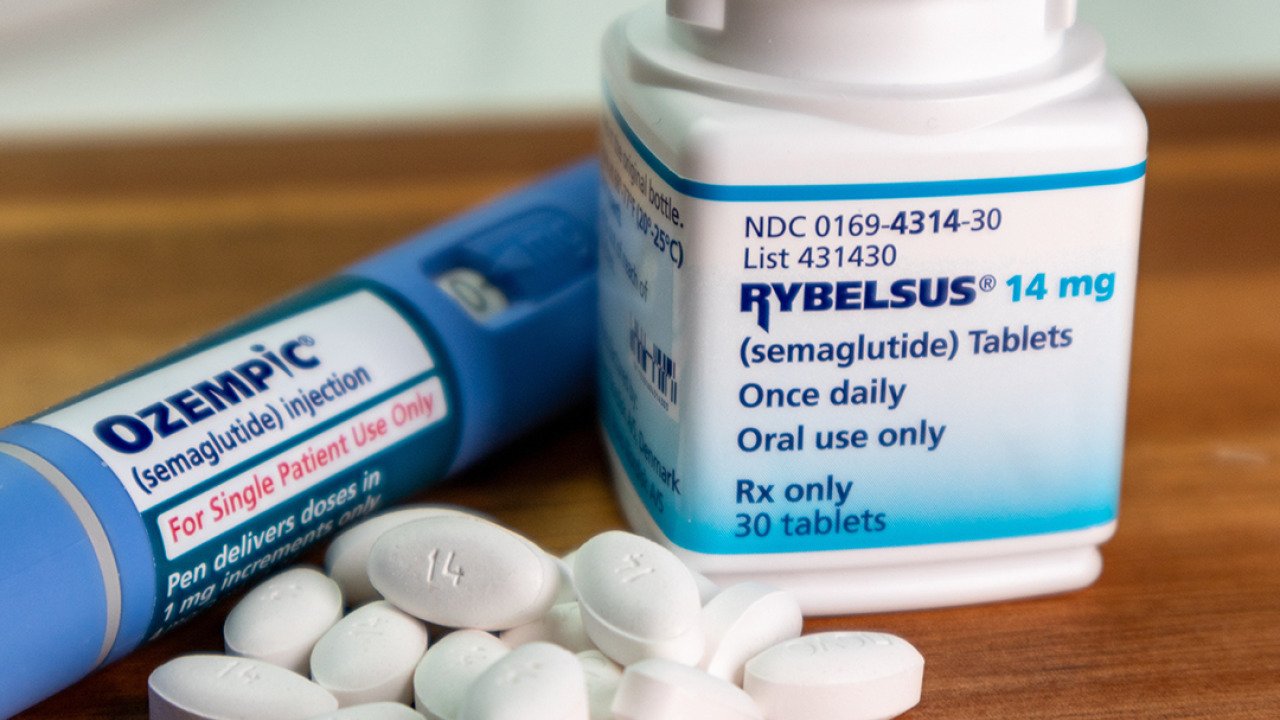 Ozempic semaglutide injection pen and Rybelsus Semaglutide tablets.