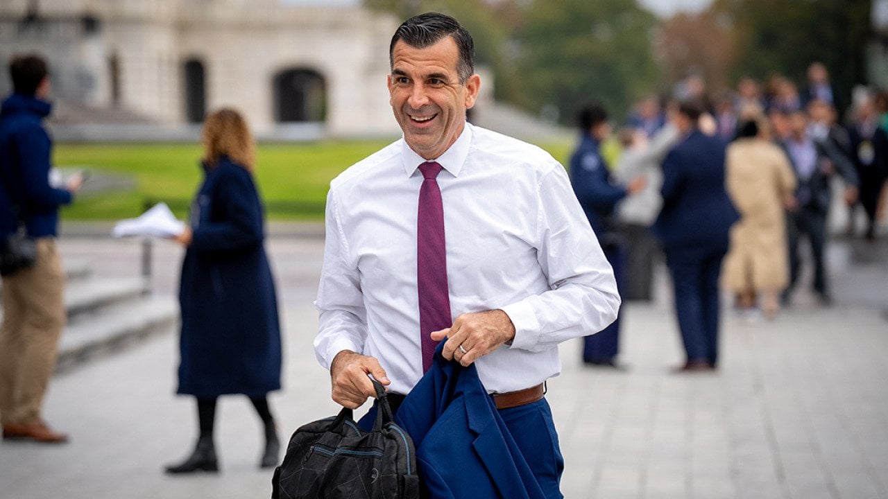 U.S. Representative Sam Liccardo on the steps of the House of Representatives at the U.S. Capitol Building in Washington, D.C.