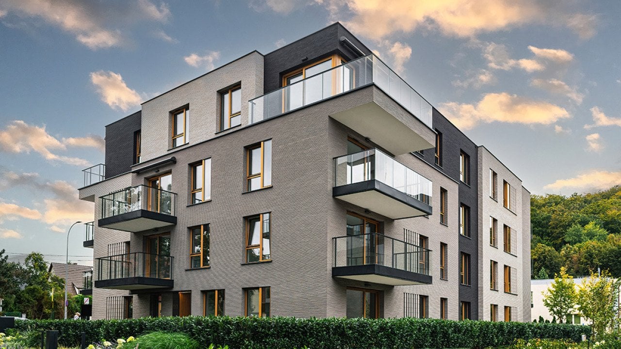 A modern residential housing development.