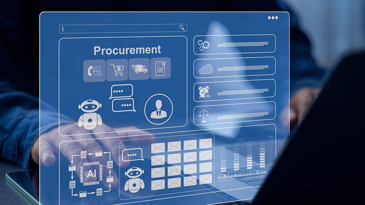 Concept of a digital procurement system.