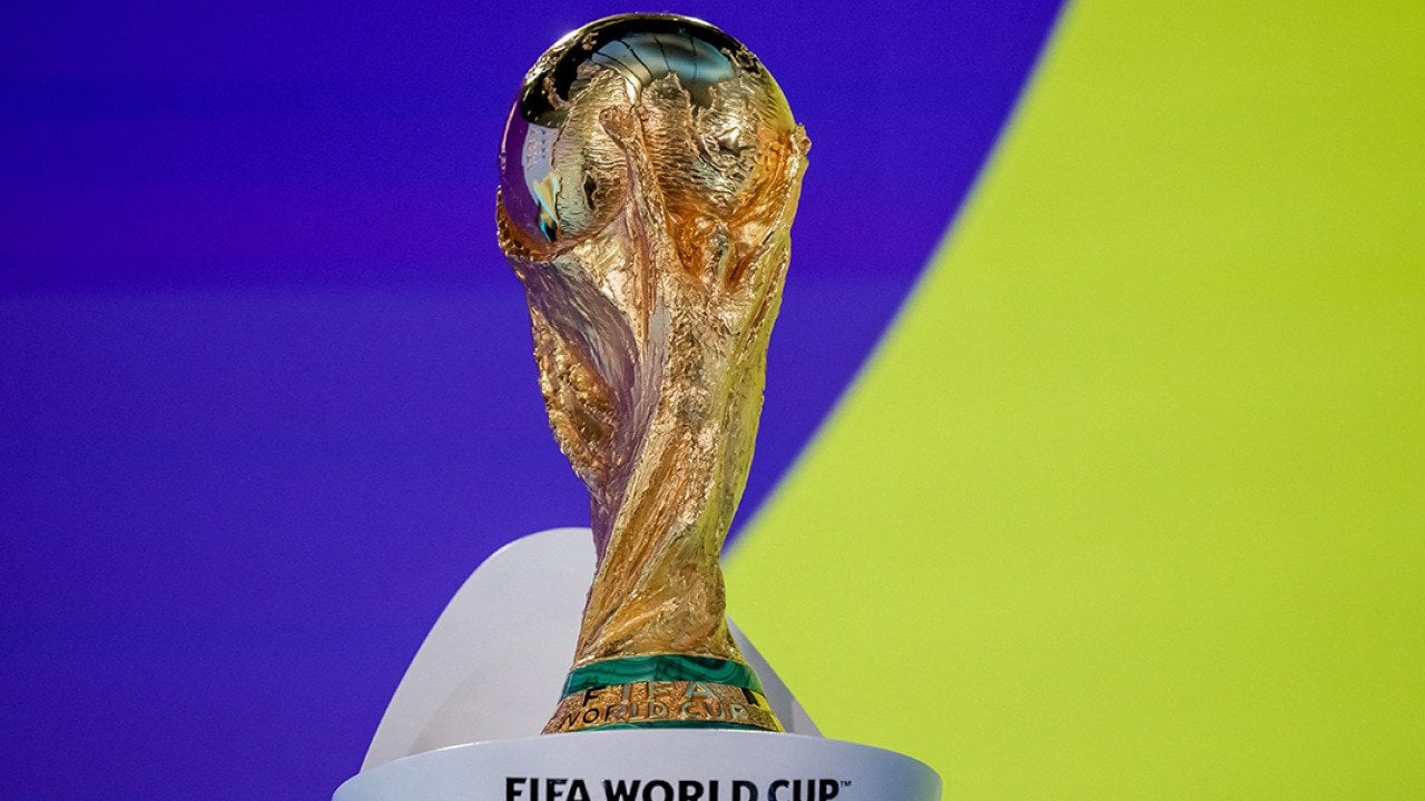 The FIFA World Cup trophy ahead of the 2026 FIFA World Cup.