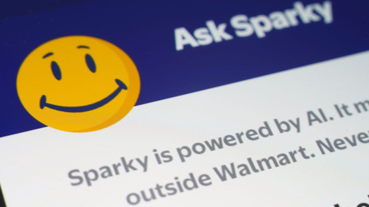 Walmart's Sparky AI Assistant app.