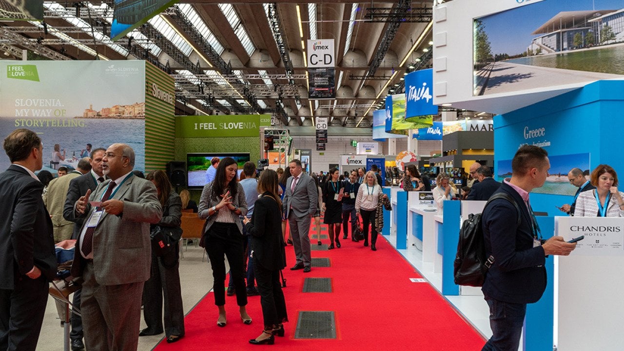 An IMEX travel trade show even in Frankfurt, Germany.