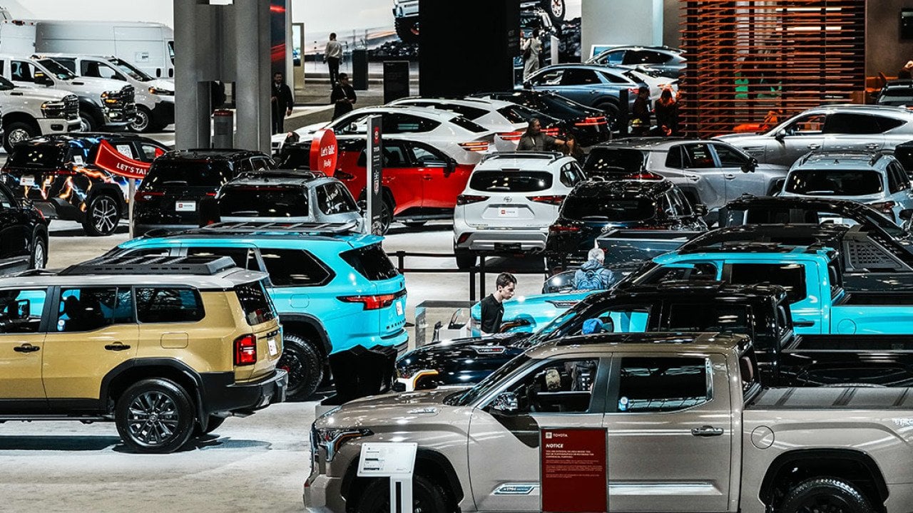 Cars showcased at the New York Auto Show media day event in New York City.