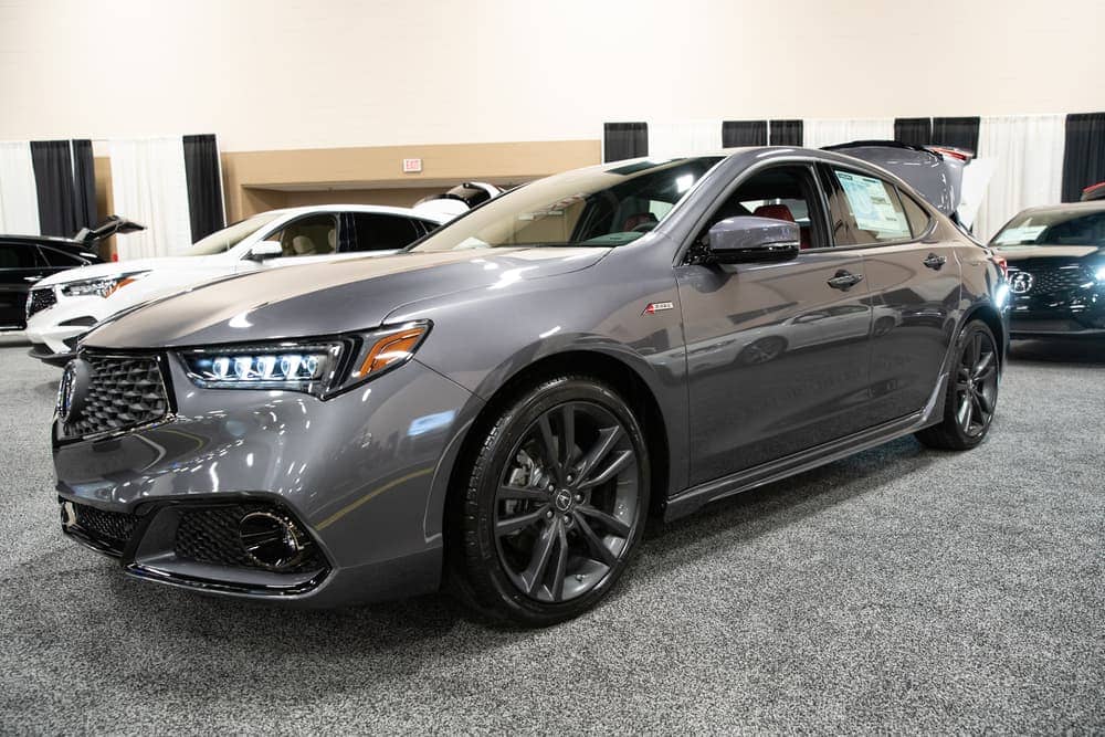 Acura TLX 2WD at Greater Toledo Auto Show 2020.