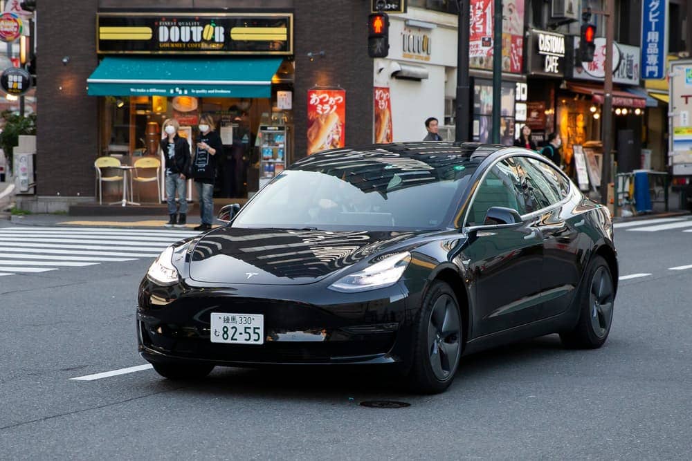The Tesla Model 3 is a luxury all-electric four-door sedan compact executive car manufactured and sold by Tesla.