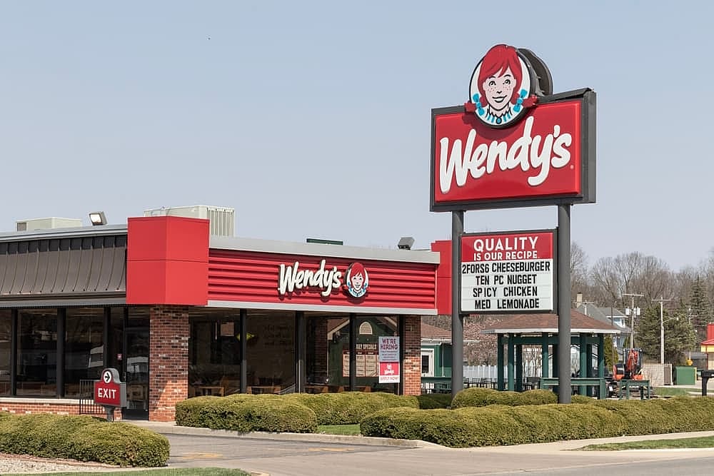  Wendys is famous for its Frosty Dairy Dessert and square hamburgers.