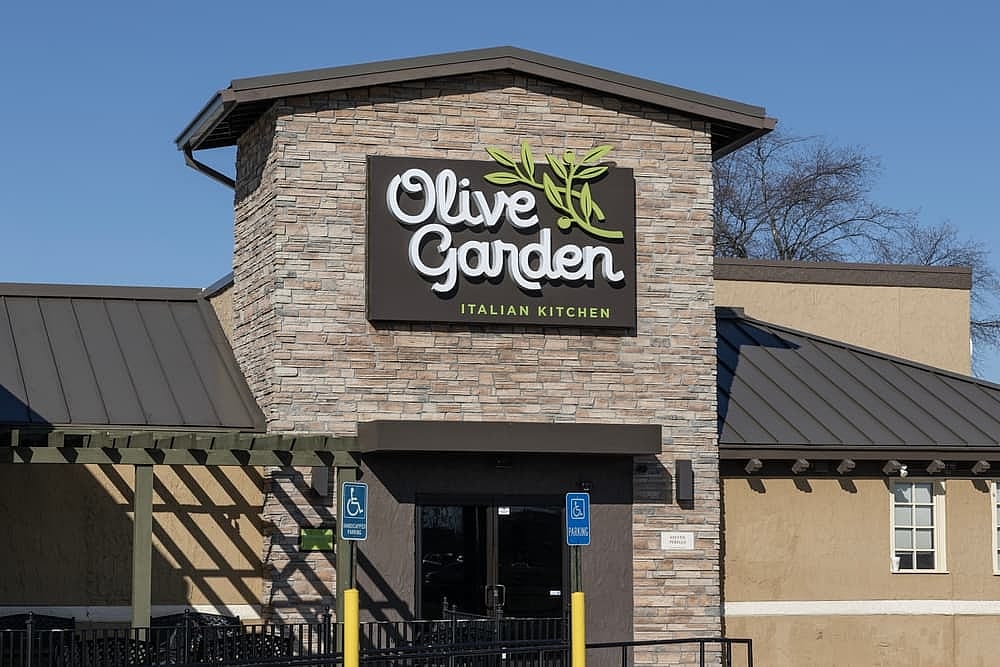 Olive Garden is a division of Darden Restaurants.