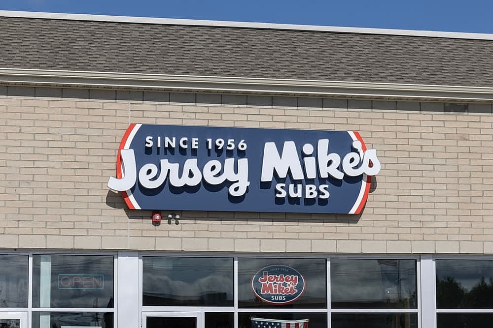  Jersey Mike's Subs is a submarine sandwich chain headquartered in New Jersey.
