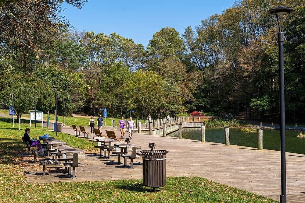  Lake Elkhorn is a Popular Walking Spot in Columbia