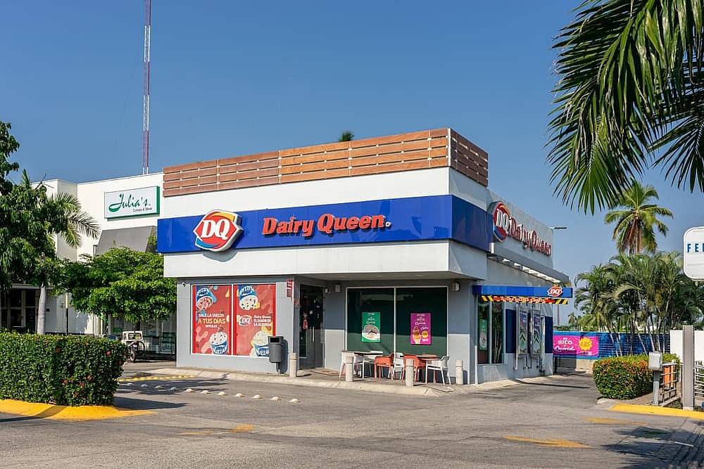 Facade of Dairy Queen Building.