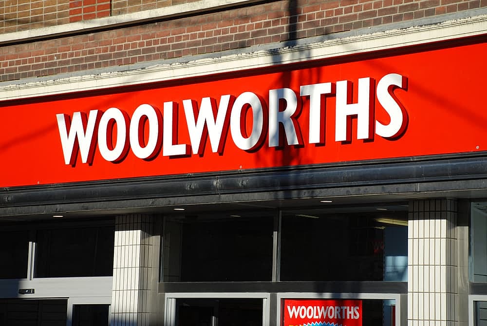 Exterior of a Woolworths store in the High Street.