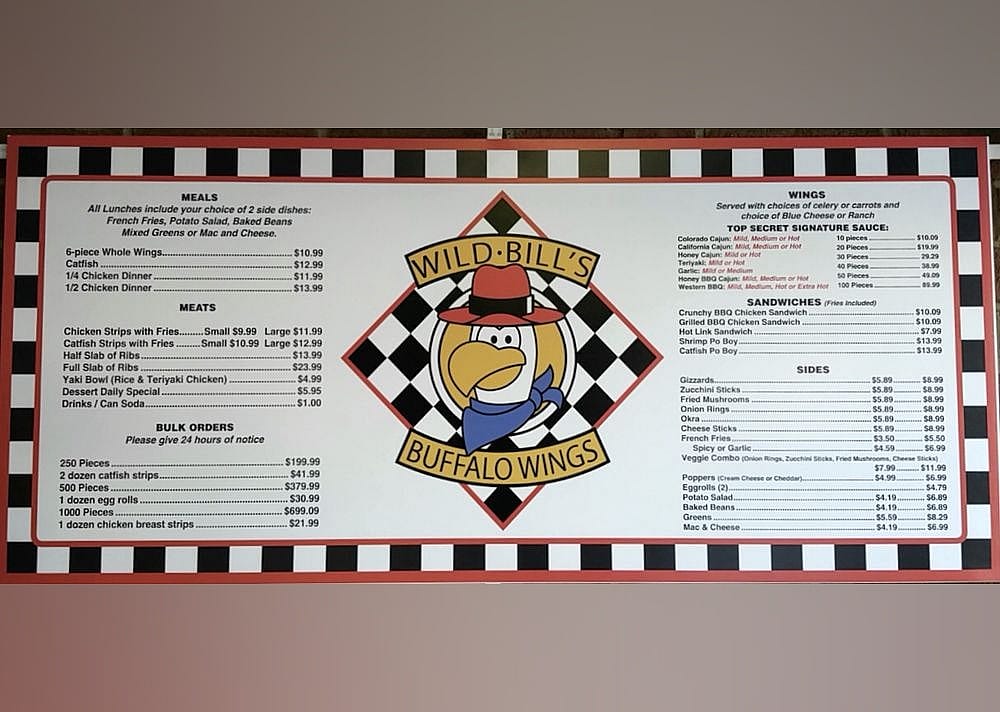 #4. Wild Bill's Buffalo Wings