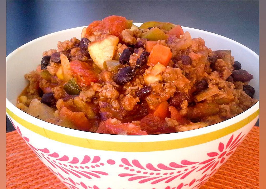 Very Veggie and Beef Chili