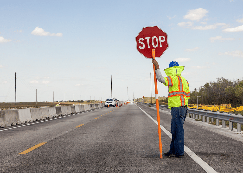 #36. Highway maintenance workers