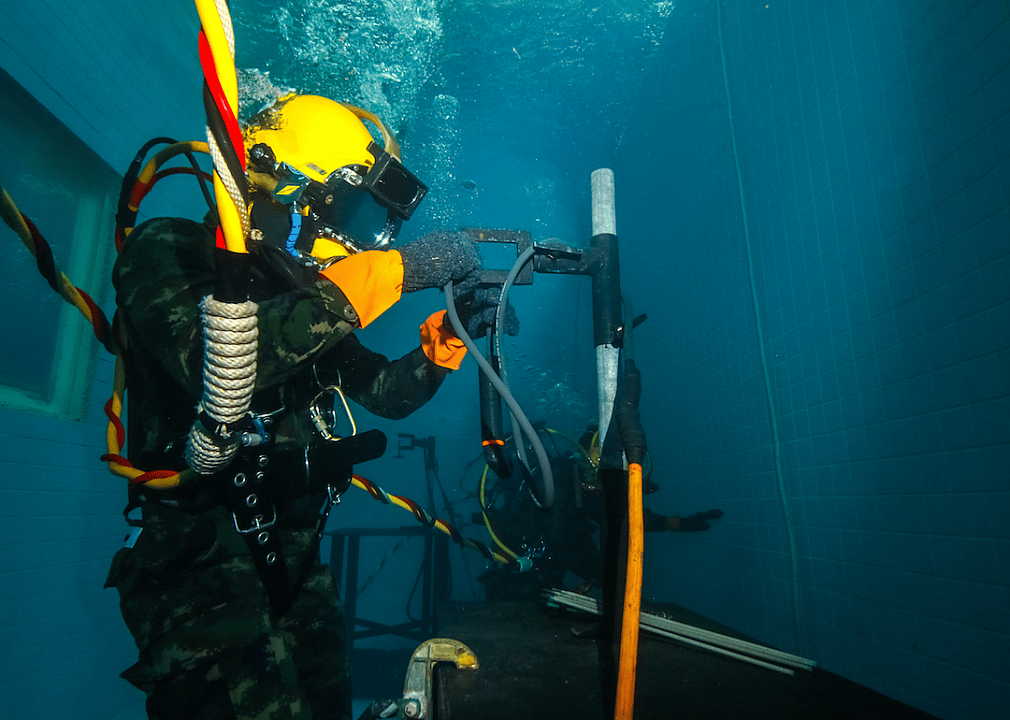 #10. Commercial divers