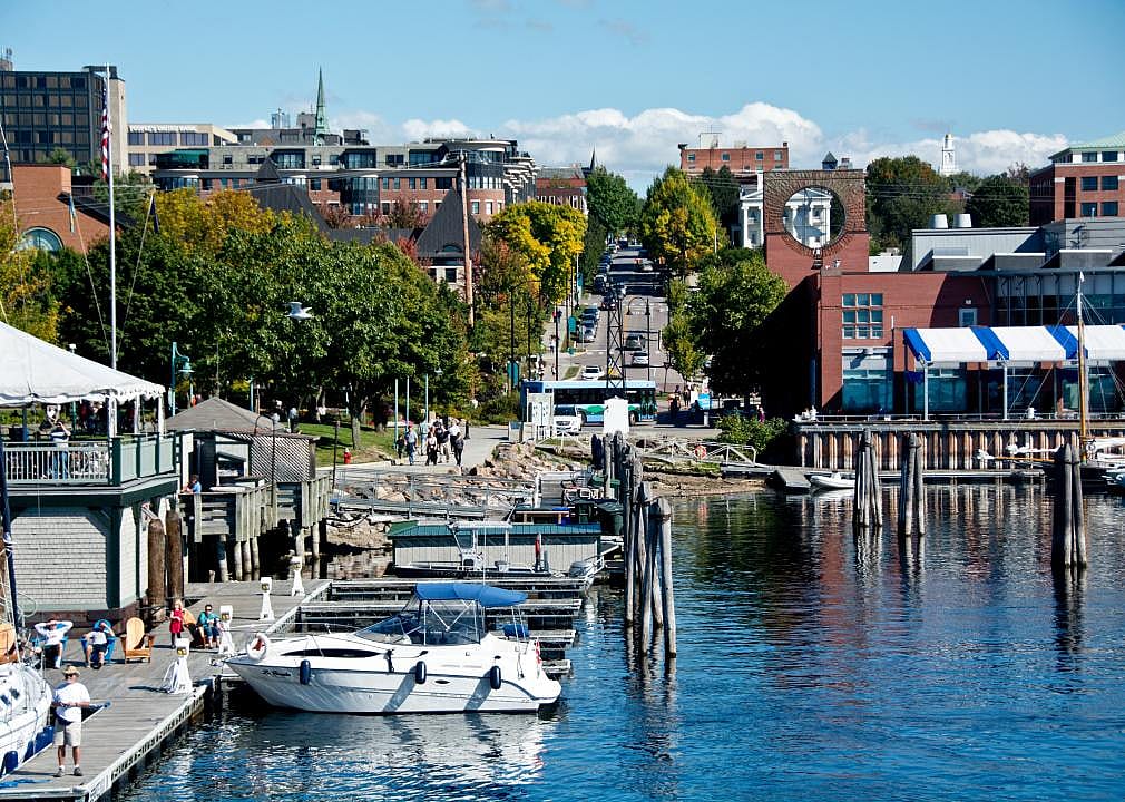 Burlington waterfront.