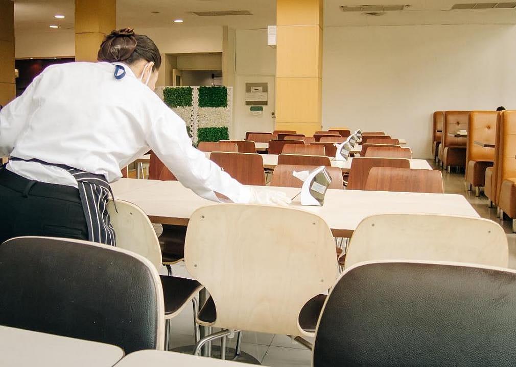 #11. Dining room and cafeteria attendants and bartender helpers