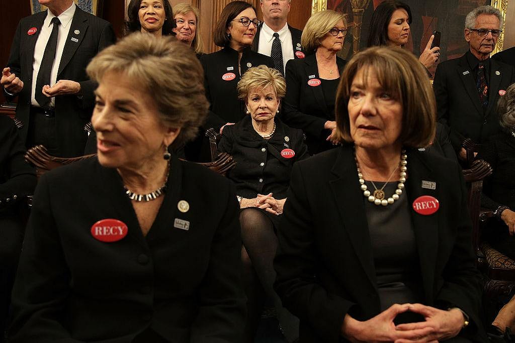House Democrats wear black