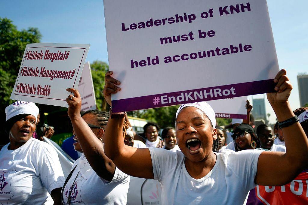 Activisits protest rape in Kenya