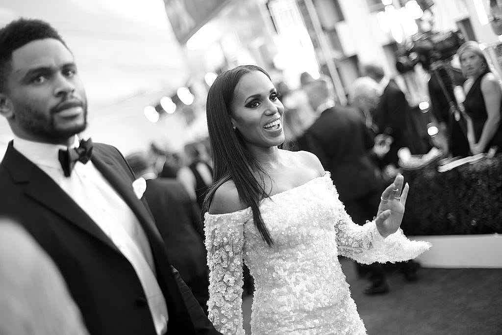 Kerry Washington and Nnamdi Asomugha