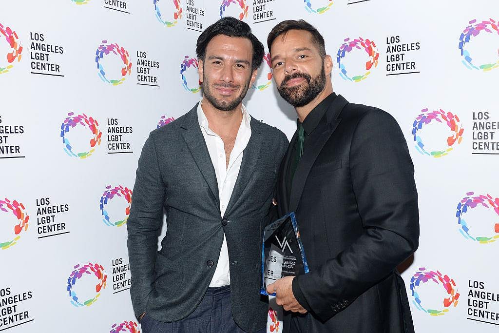 Ricky Martin and Jwan Yosef
