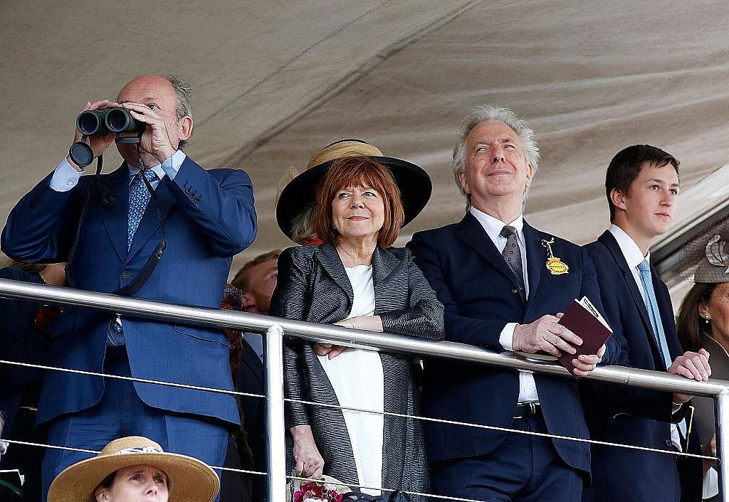 Rima Horton and Alan Rickman