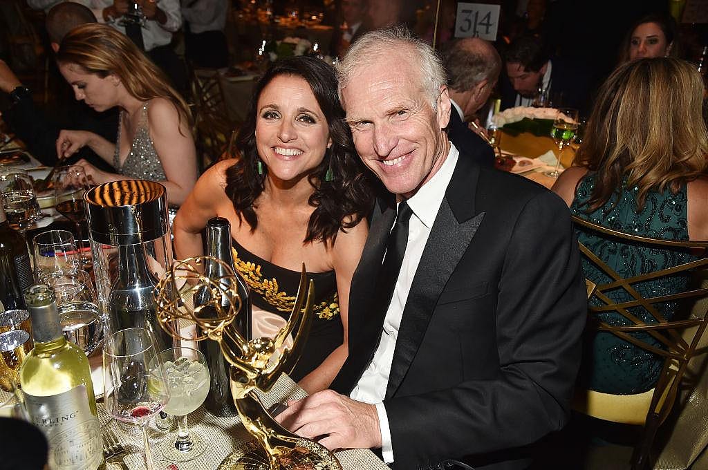 Julia Louis-Dreyfus and Brad Hall