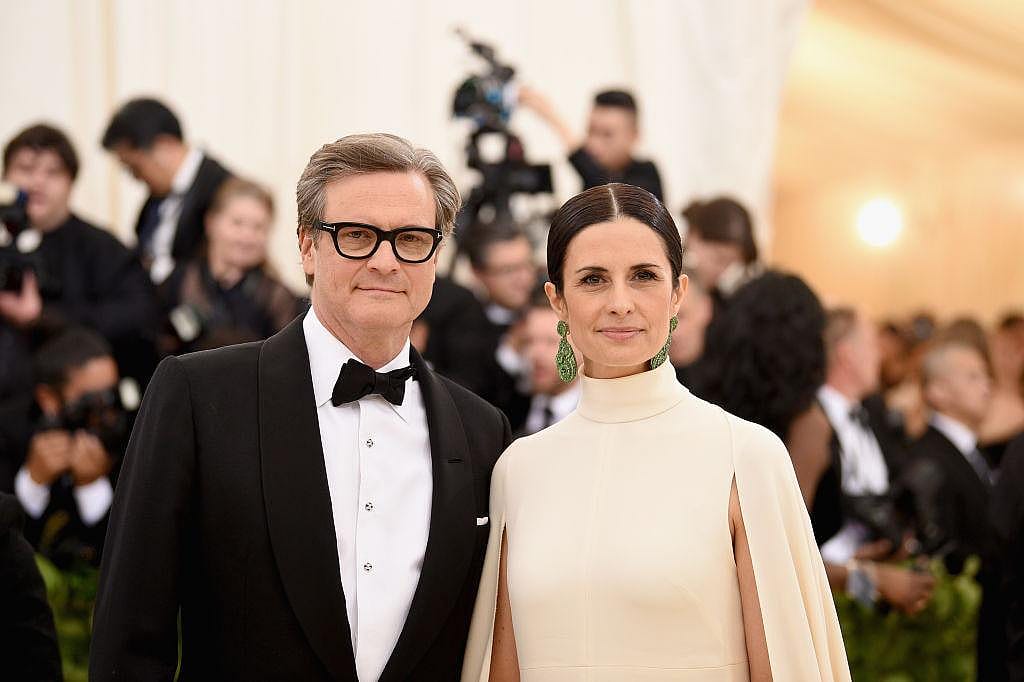 Livia Giuggioli and Colin Firth
