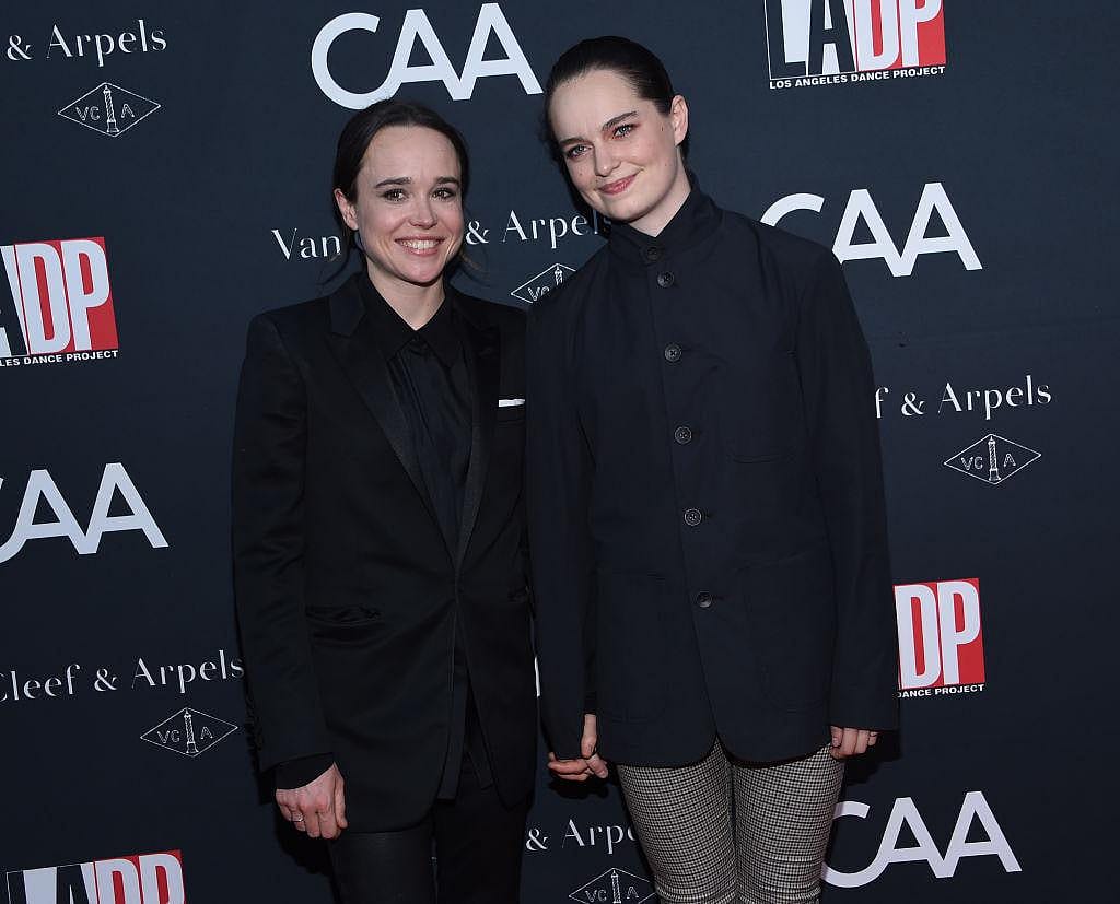 Ellen Page and Emma Portner