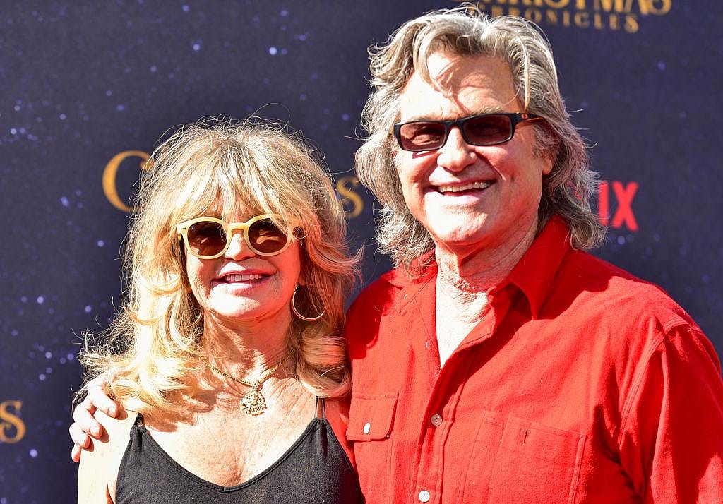 Goldie Hawn and Kurt Russell