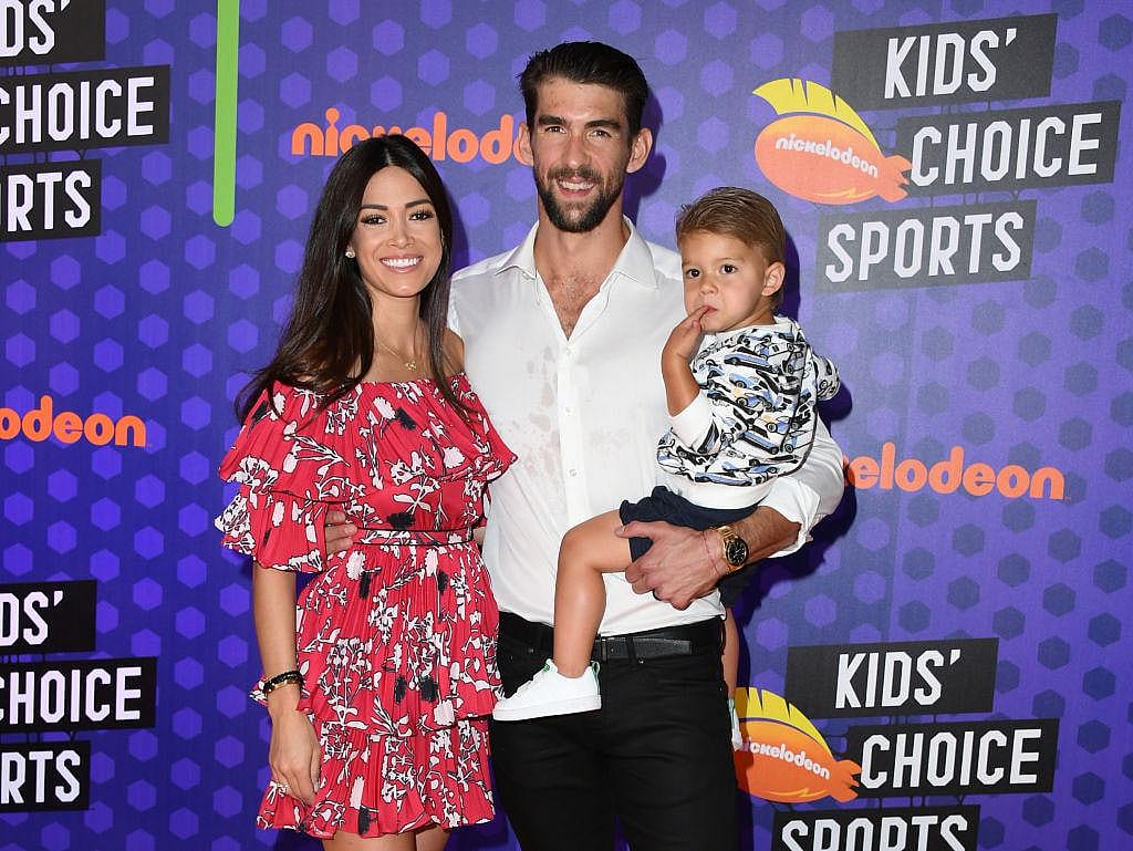 Nicole Johnson and Michael Phelps
