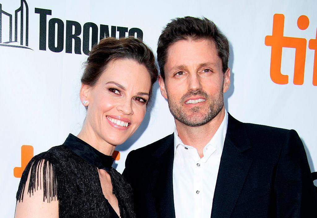 Hilary Swank and Philip Schneider