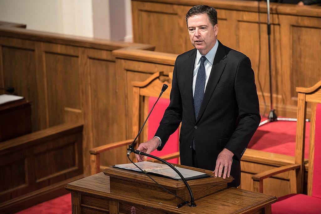 James Comey testifies before the Senate