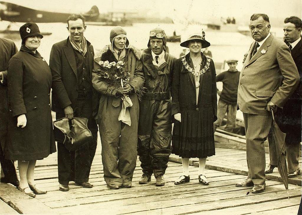 1928: Amelia Earhart crosses the Atlantic