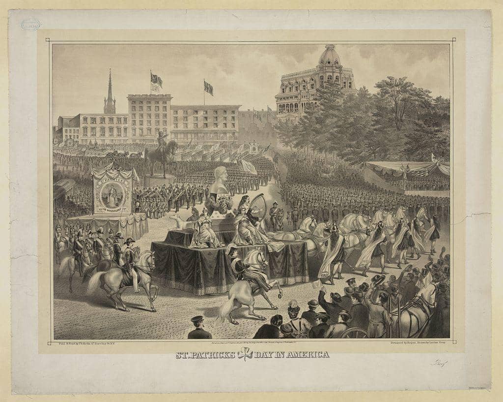 1762: Year of America's first official St. Pat's parade