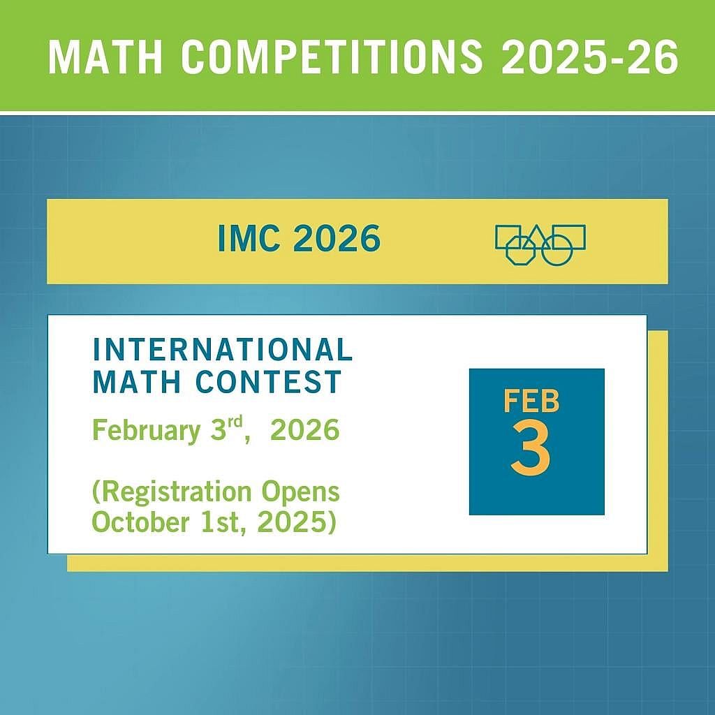 Infographic on the IMC 2026 event happening on February 3, 2026 with registration opening on October 1, 2025.