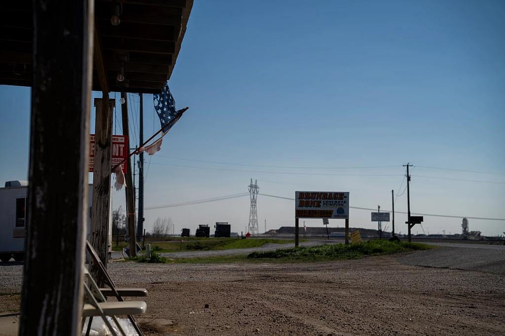 A view of the Meta construction site in Holly Ridge, La., on Feb. 28, 2026.