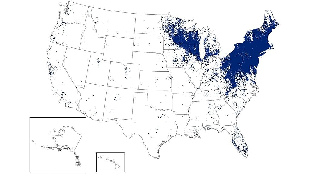 Northeast and Upper Midwest states have the highest incidence of Lyme disease, according to the Centers for Disease Control and Prevention in 2023.