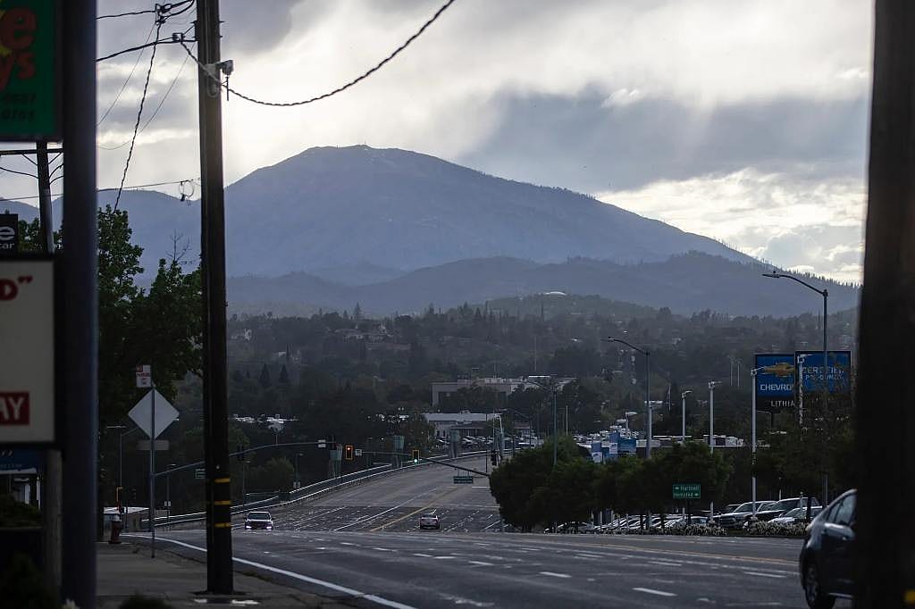 A view of the city of Redding from Cypress Avenue on April 8, 2026.