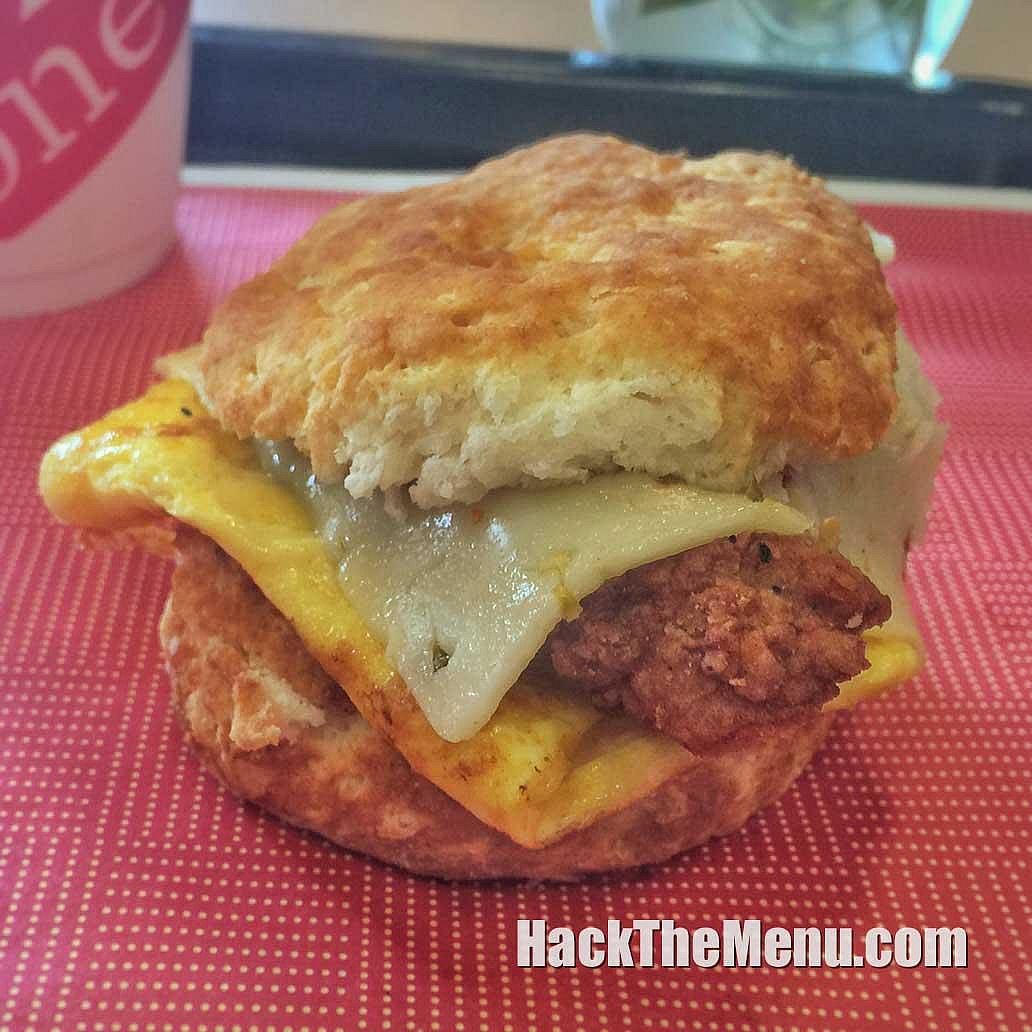 Spicy Chicken, Egg, & Cheese Biscuit