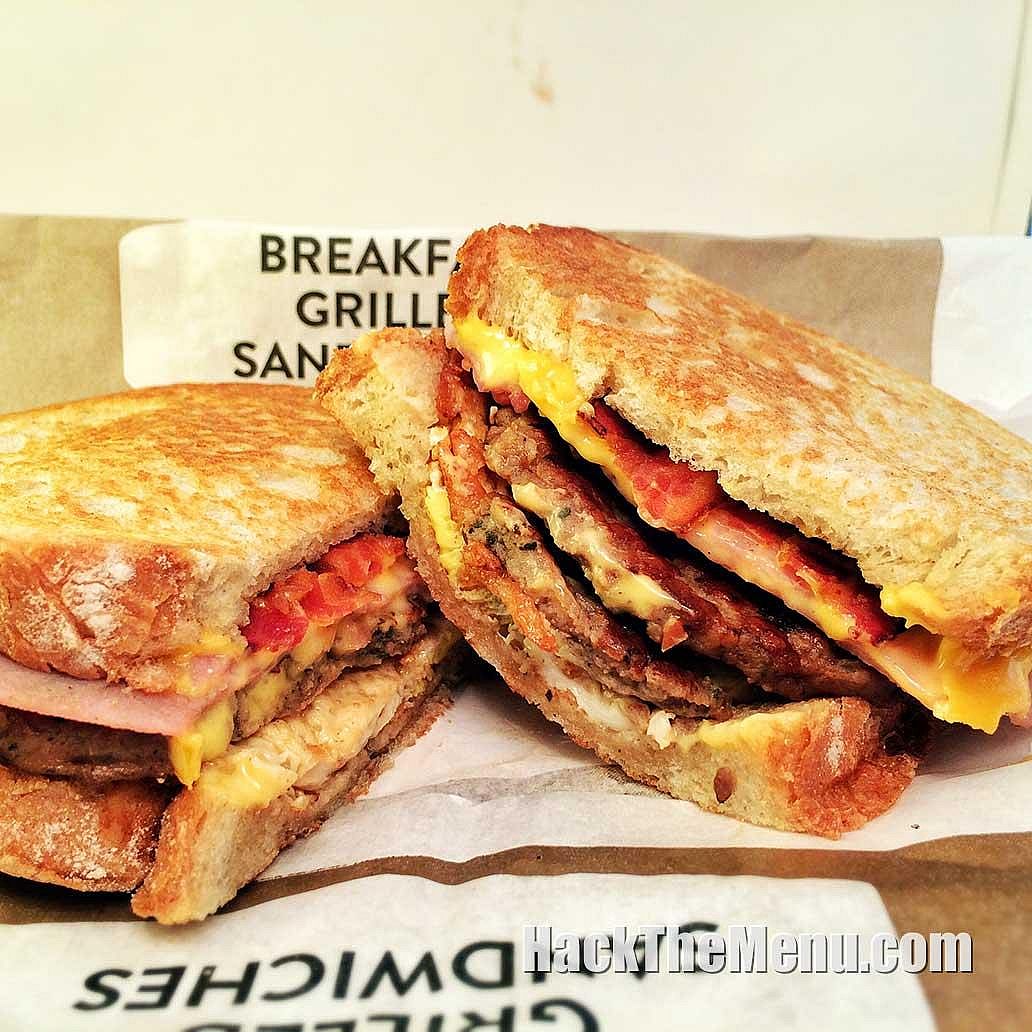 Loaded Grilled Breakfast Sandwich