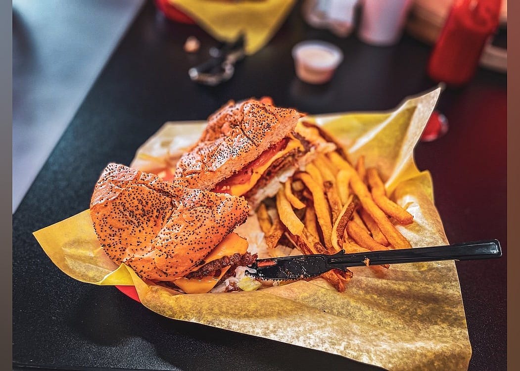 #5. Flaming Burger