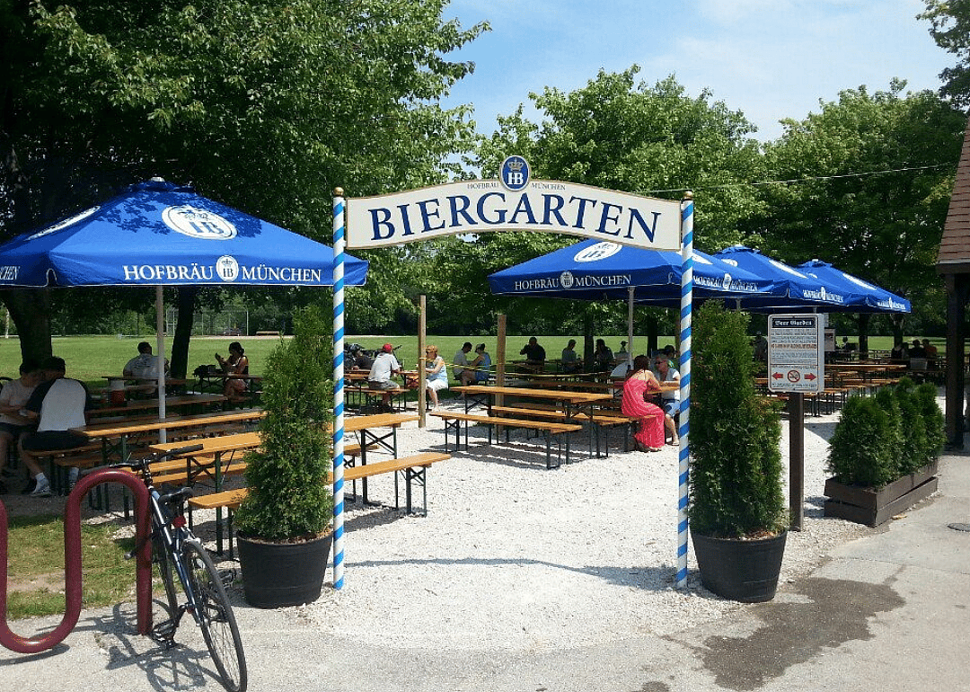 #9. Estabrook Park Beer Garden