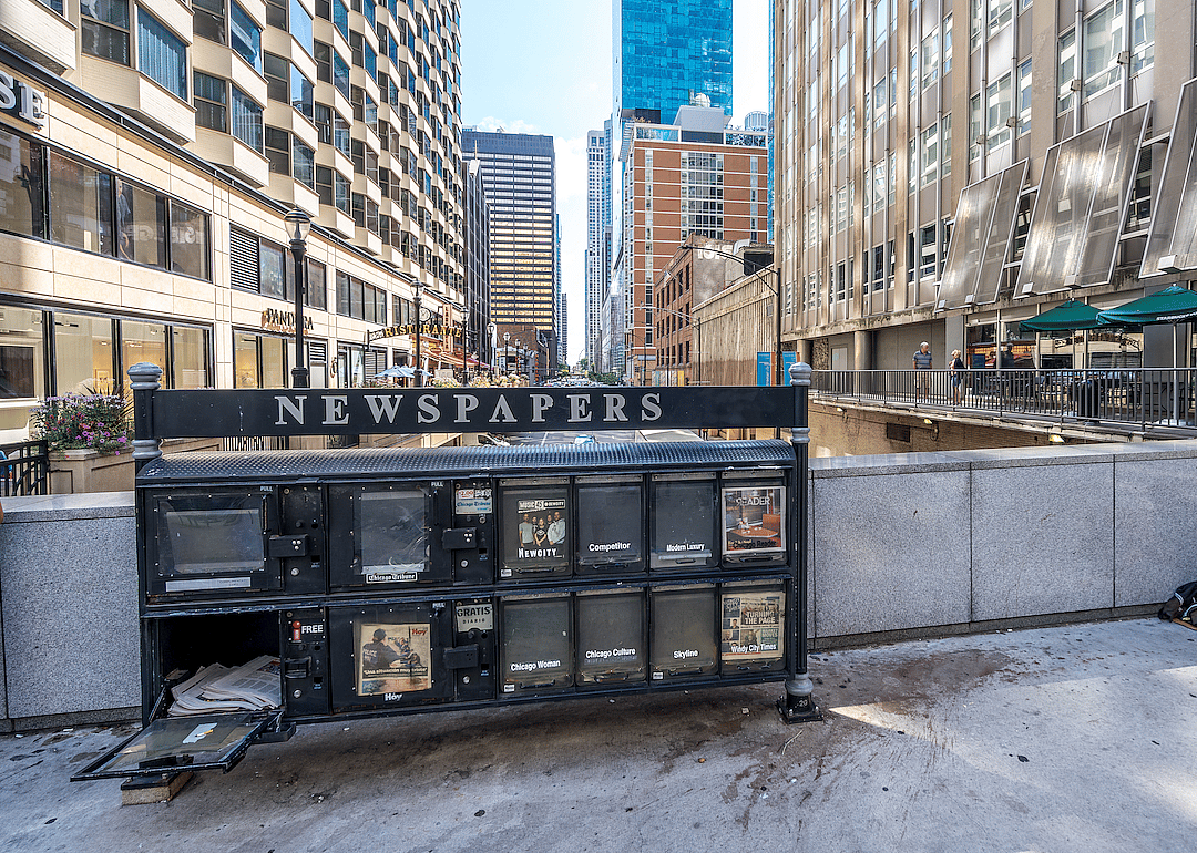 Newspapers vanish from city doors