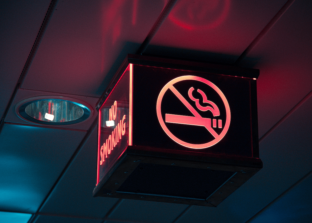 No smoking indoors