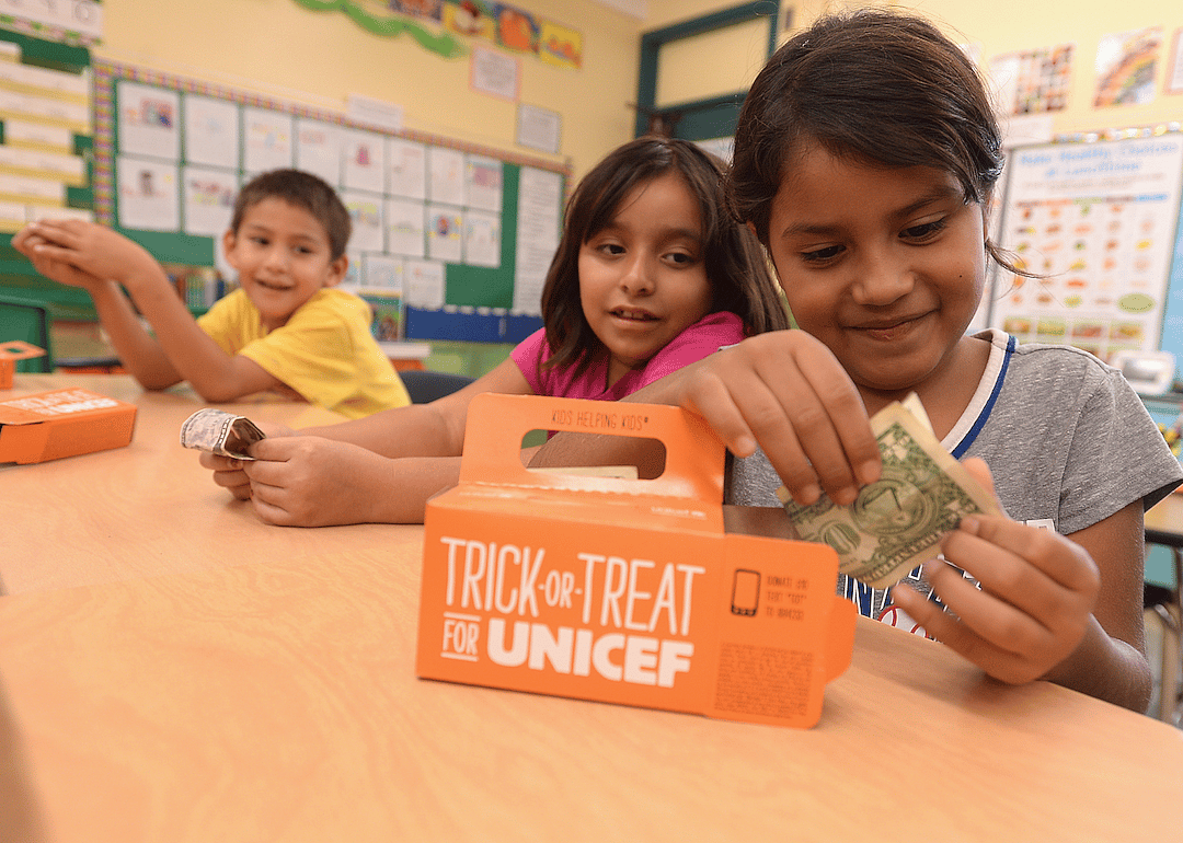 Trick-or-Treat for UNICEF began in 1950.