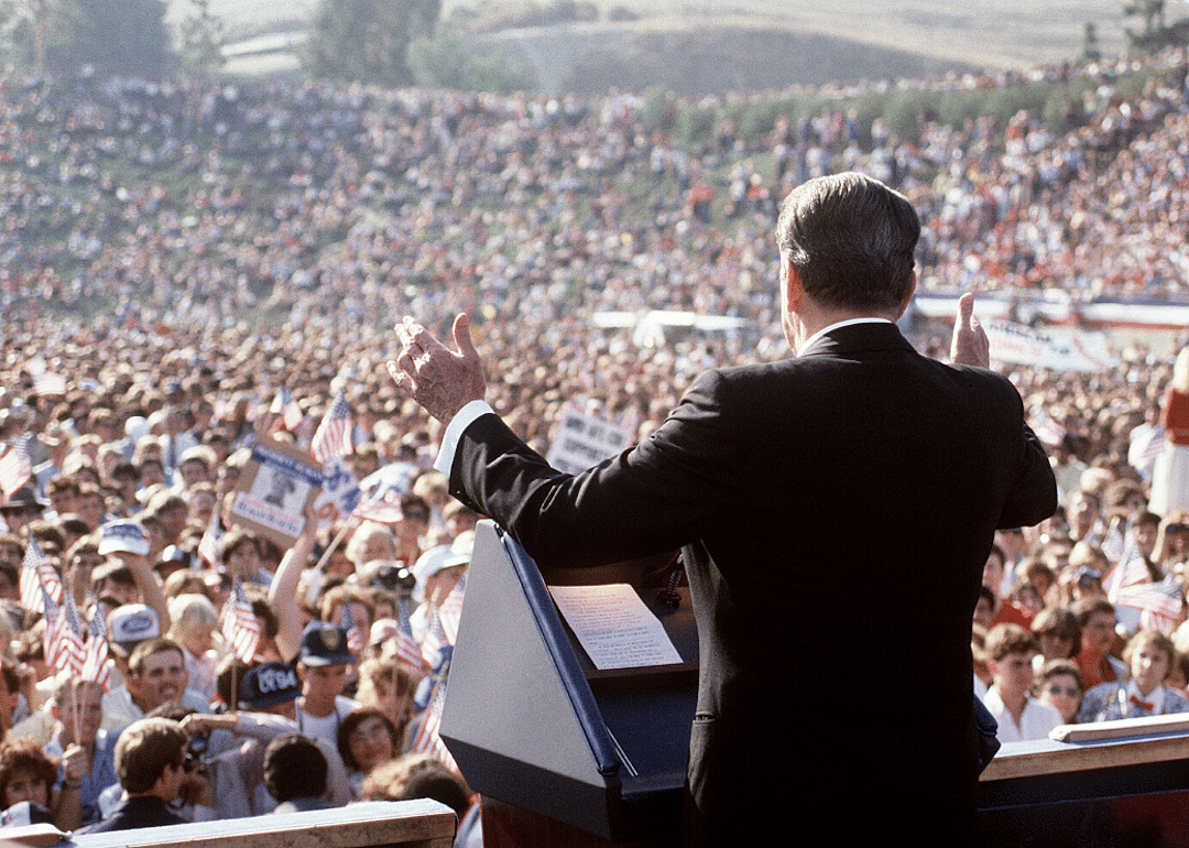 1984 answer: President Reagan