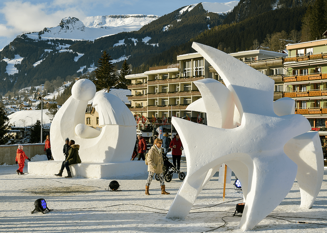 World Snow Festival in Grindelwald, Switzerland