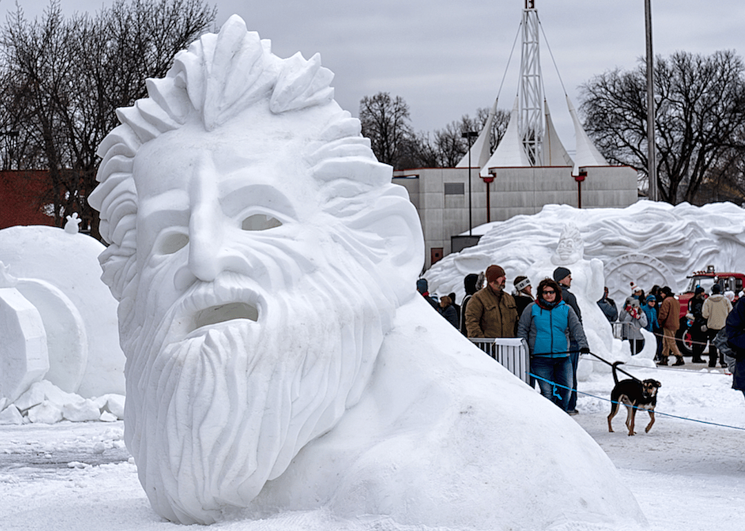 'Ascension' at the Minnesota State Snow Sculpting Competition